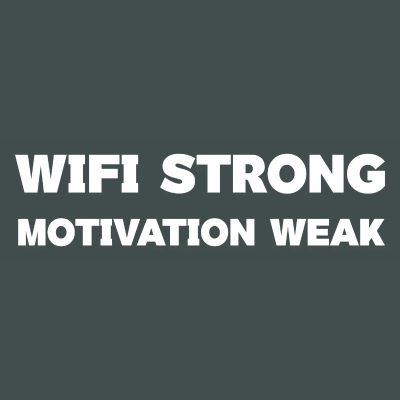 Bold WET STRONG Motivation Print