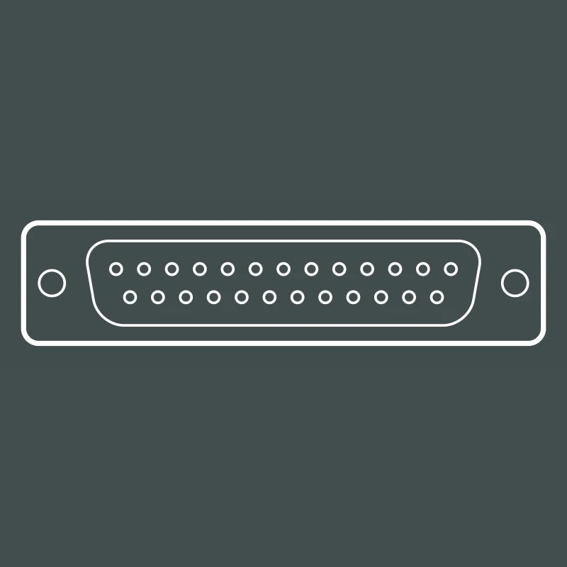 DB 25 Connector Parallel, Printer
