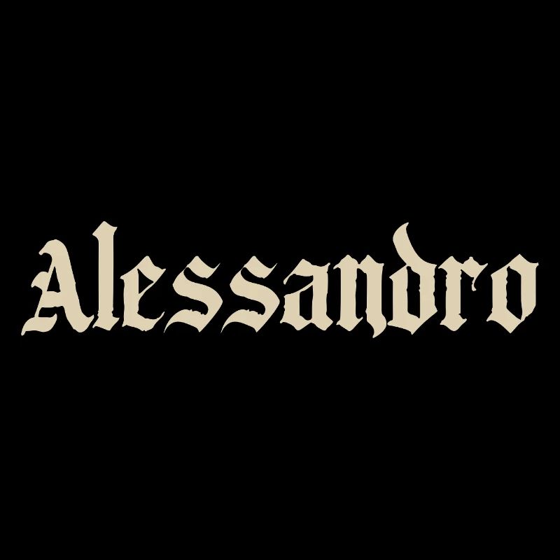 Alessandro Gothic Script