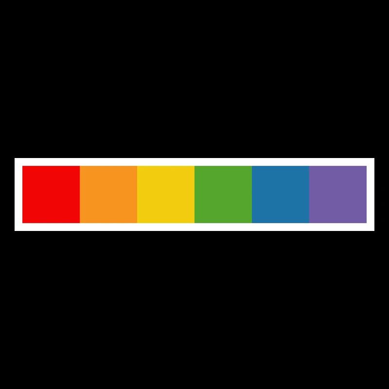 LGBT CSD Shirt rainbow white