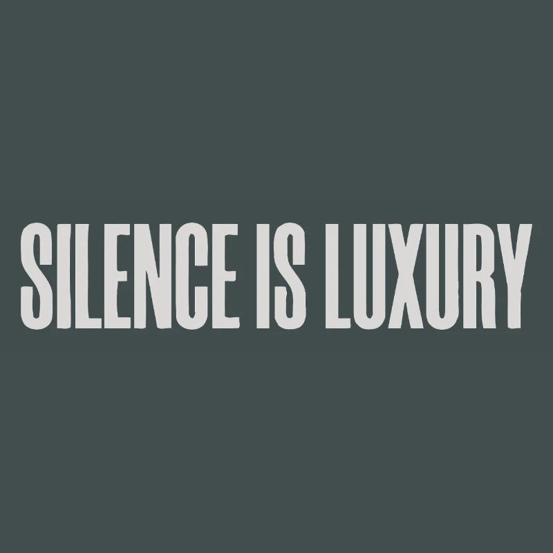 Design typographique minimaliste premium