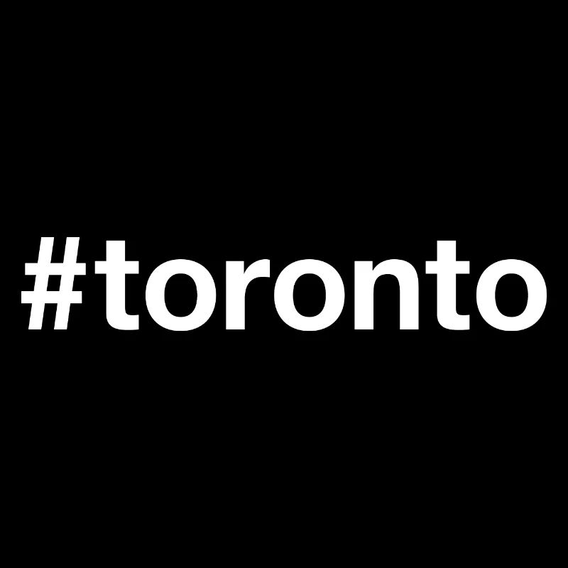 TORONTO, Canada Kanada Hashtag