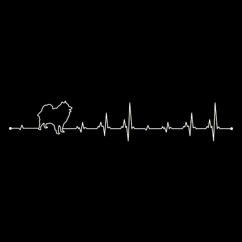 Heartbeat American eskimo dog