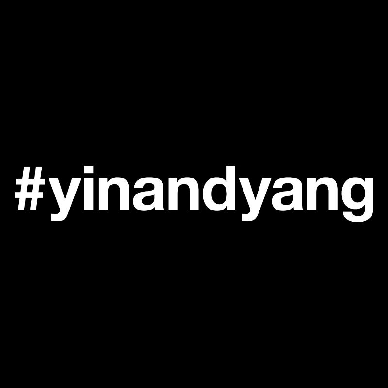 YIN AND YANG Hashtag