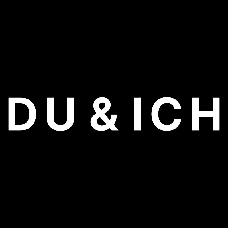 Du & Ich – Romantisches Love Textdesign