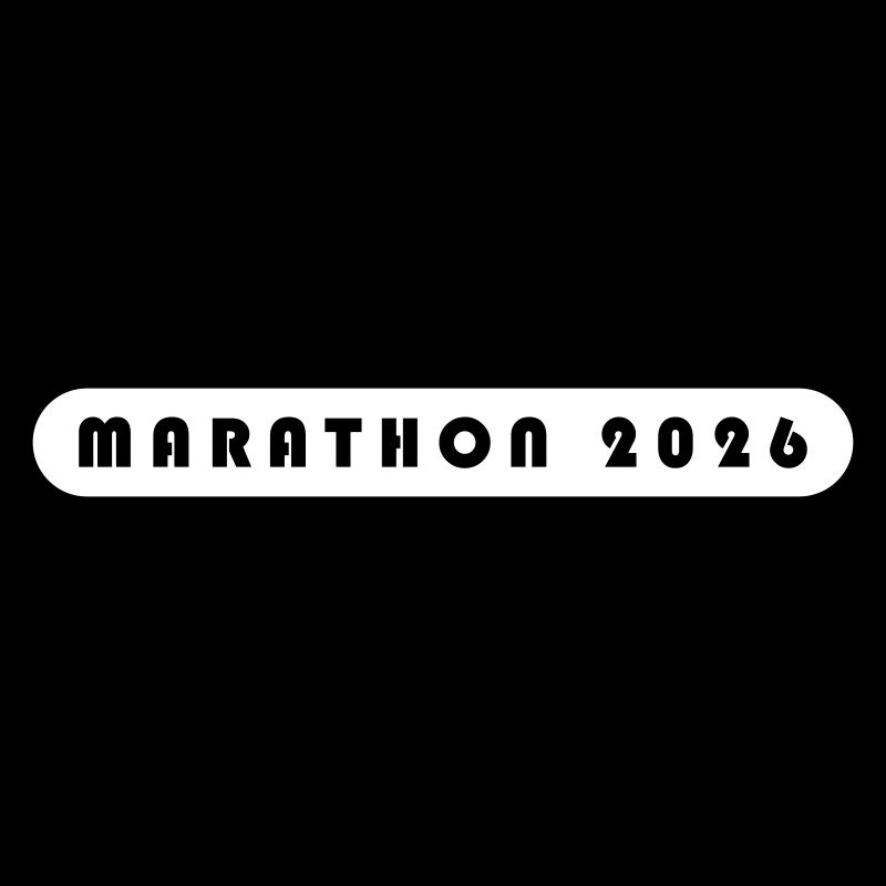 Lettrage Marathon 2026