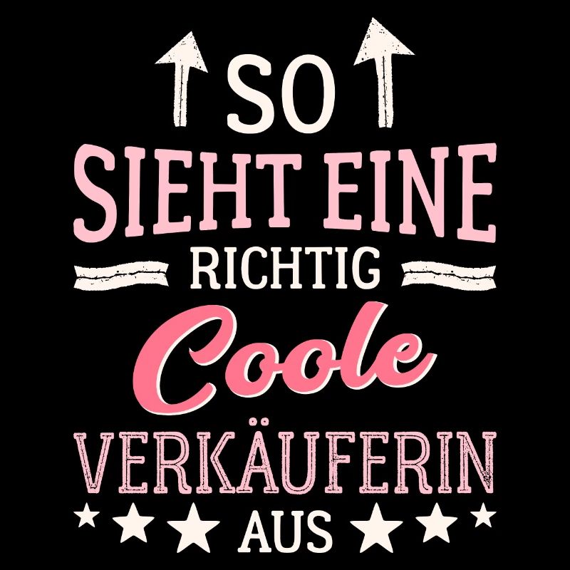 So sieht eine coole Verkäuferin aus Händlerin