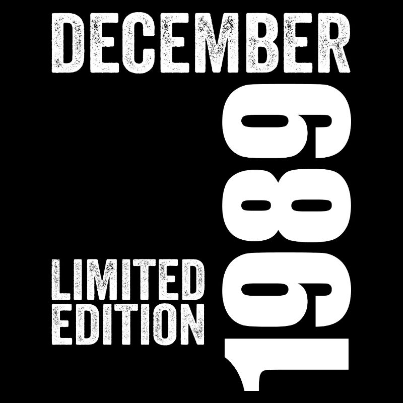 Retro Geburtstagsgeschenk - Dezember 1989