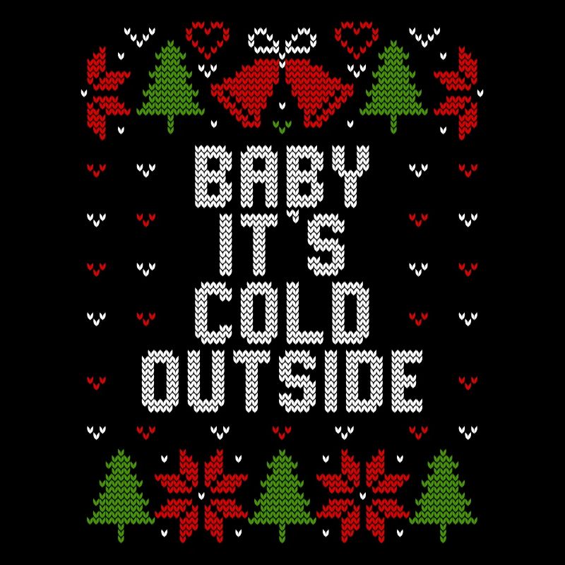 Pull de Noël moche / Bébé, il fait froid dehors
