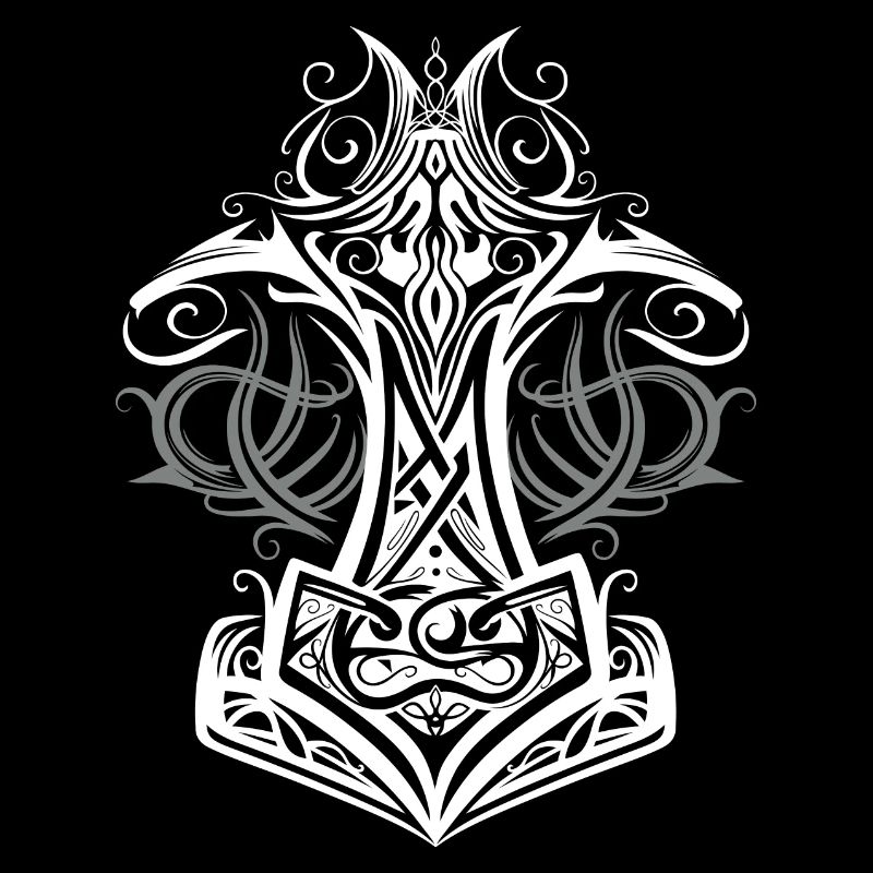 Marteau de Thor Mjolnir Viking symbole