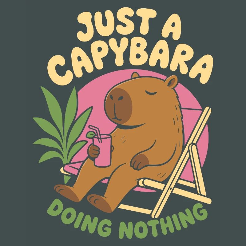 Just A Capybara Doing Nothing