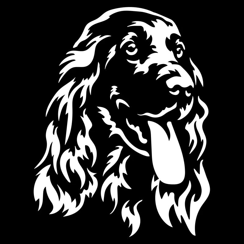 Cocker Spaniel Kopf "Black Edition"