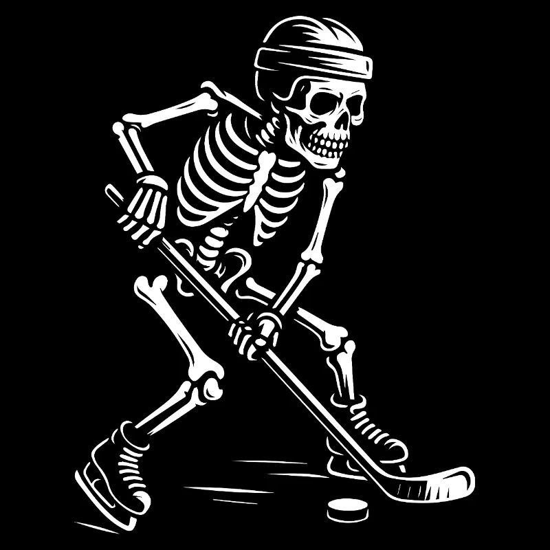 Skeleton Hockey Spirit