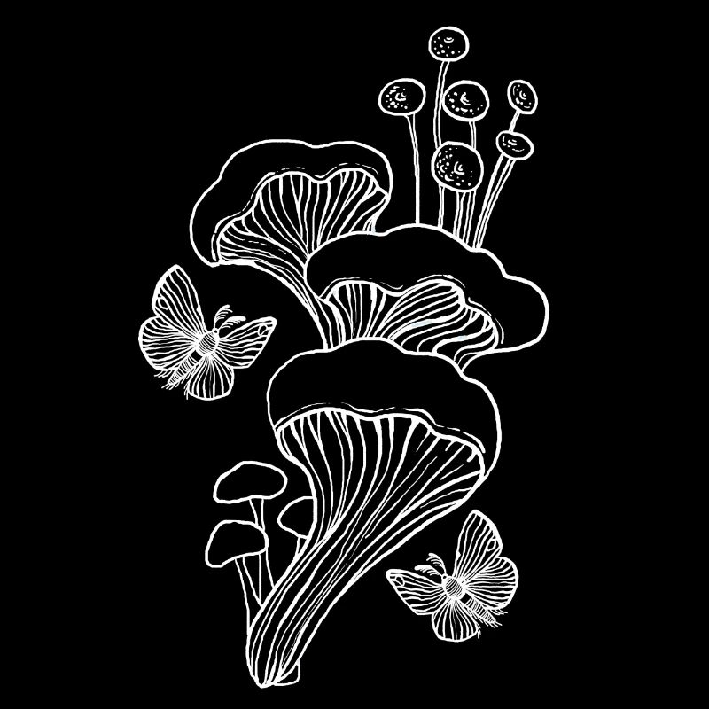 Art de lignes de champignon