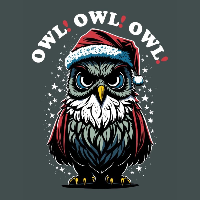 Weihnachtsmann Eule