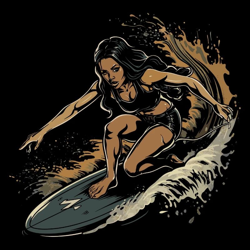 Surfer Graphic