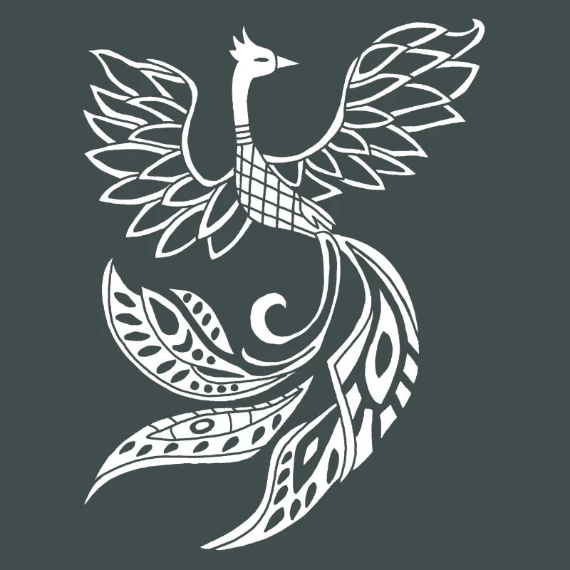 Weißer Phönixvogel