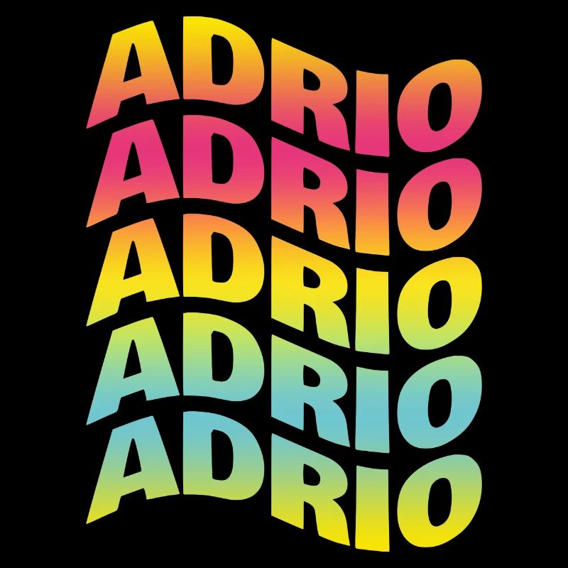 Adrio wave effect t-shirt gift idea
