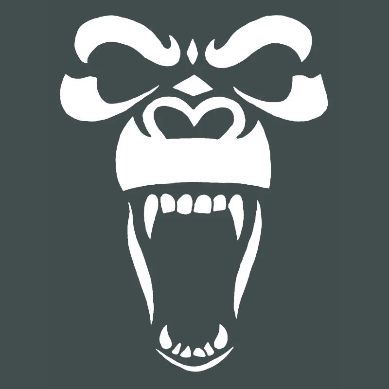 Weißer Gorilla