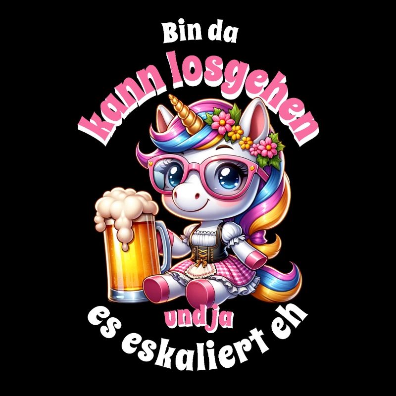 Kleines Einhorn Bierfreude