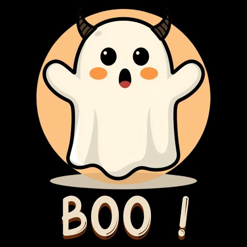 Boo! Ghost Halloween Blanket
