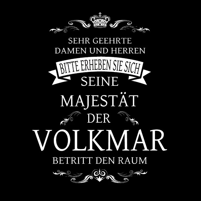 Sa Majesté le Volkmar entre dans la pièce