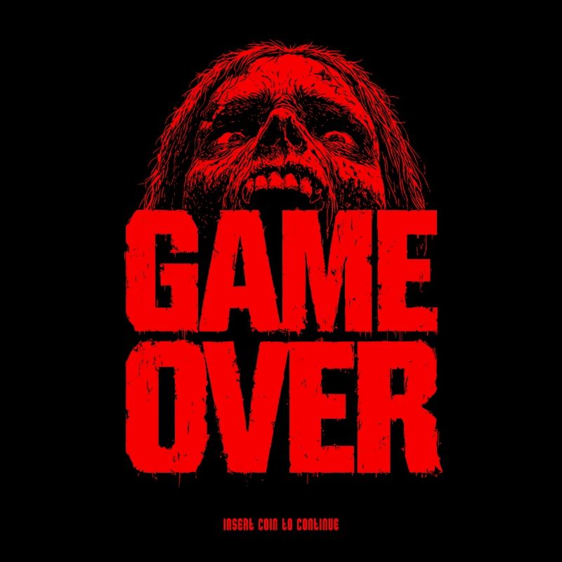 Game Over Rétro Pixel