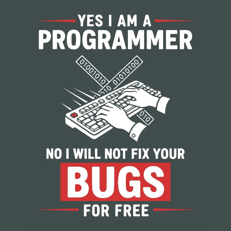 Humor Fixed Programmer No Bugs
