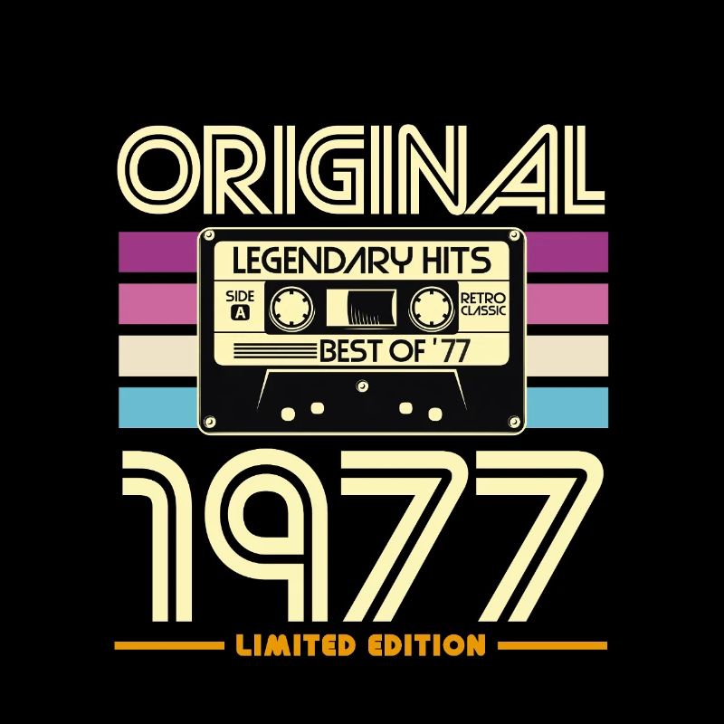 Original 1977 Cassette Rétro