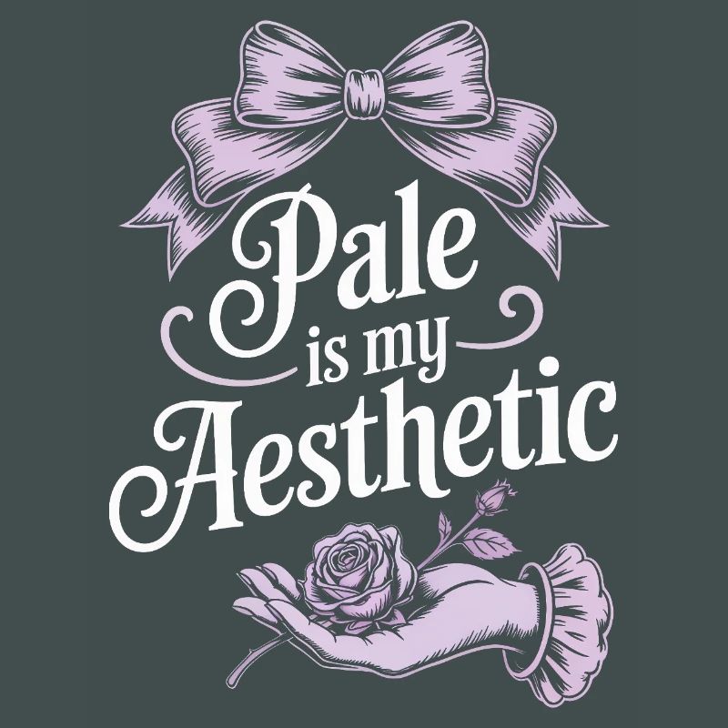 Pale Aesthetic Script with Bow