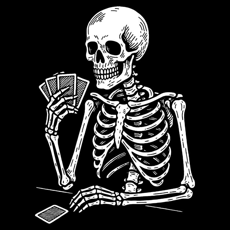 Skeleton Gamble Playing Cards