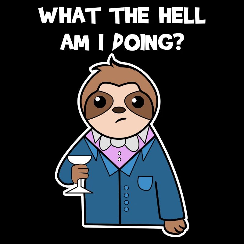 Animal Sloth Relax Jungle Dweller Déclaration
