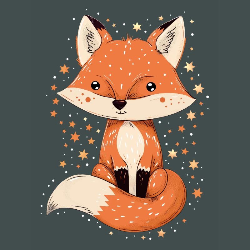 Fuchs mit Sternen