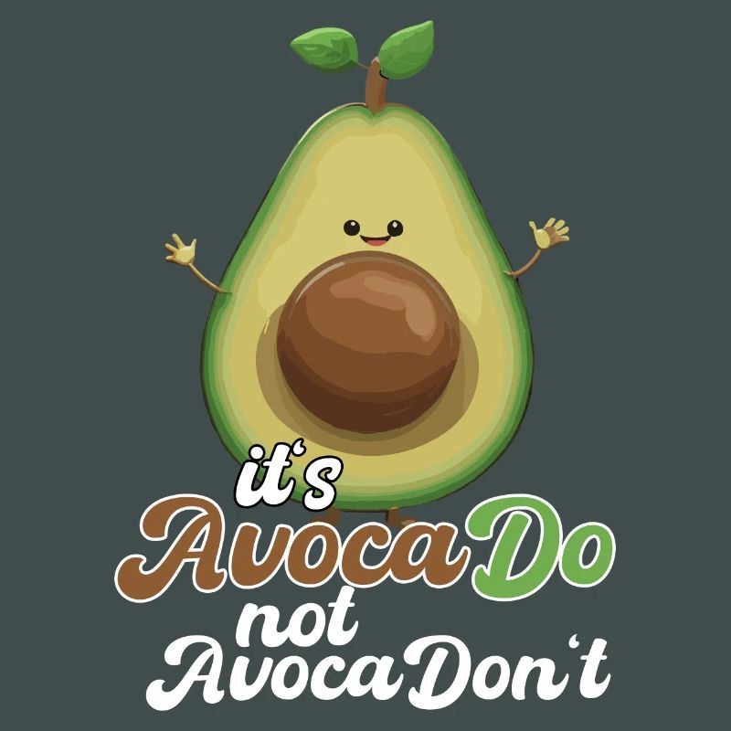 Avocado witzig positiv Optimismus Geschenk