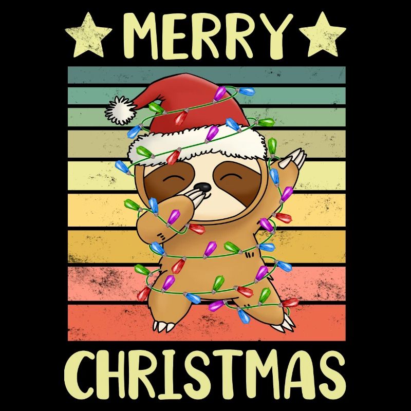 Merry Christmas Sloth