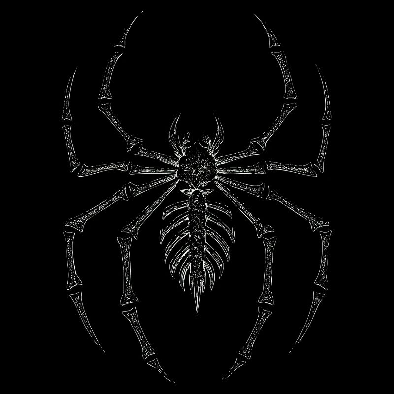 Gothic Skeleton Spider 90's