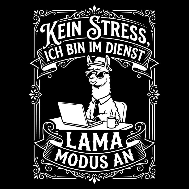 Llama on duty – No stress