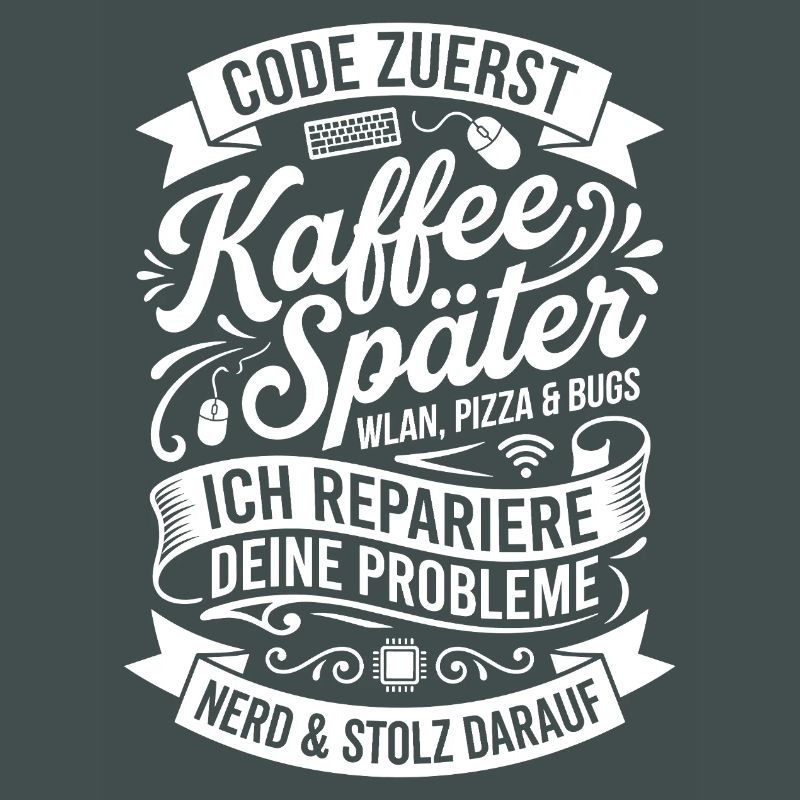 Code zuerst Kaffee Später