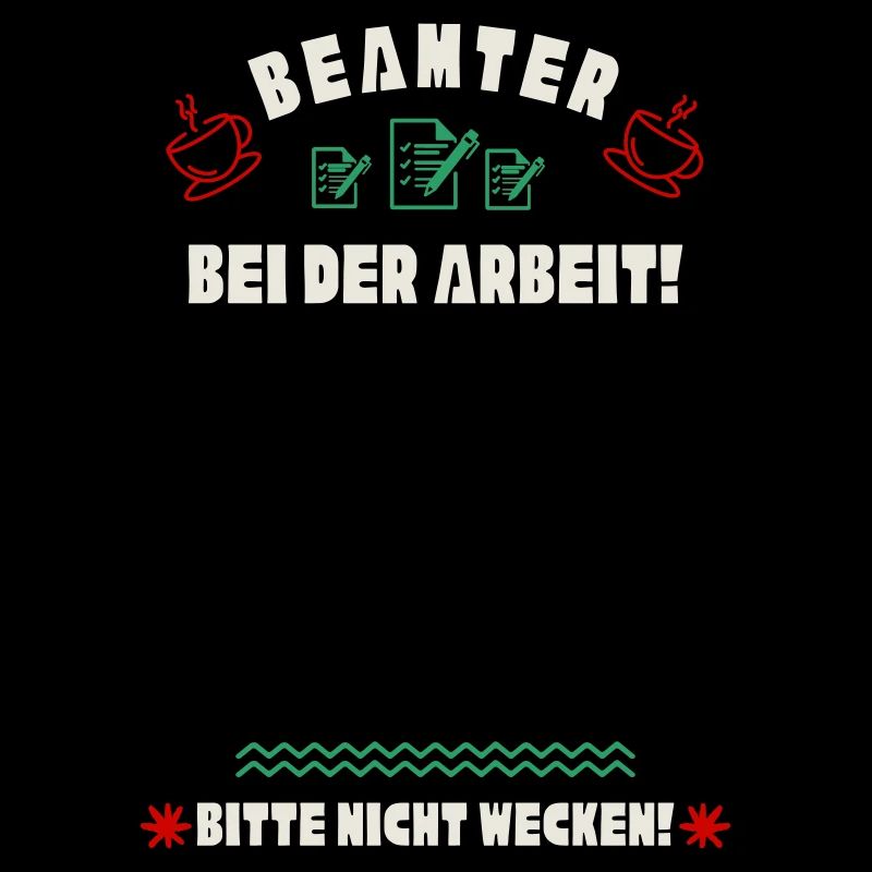 Schlafender Beamter