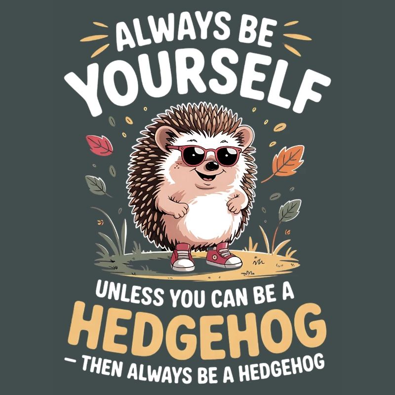 Sei immer du selbst, es sei denn, du kannst ein Igel sein.