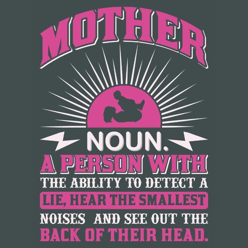 Mutter-Substantiv-Definition Lustiges Mutter-Power-Shirt