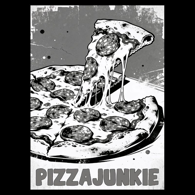 Graphique de tranche de Pizza Junkie