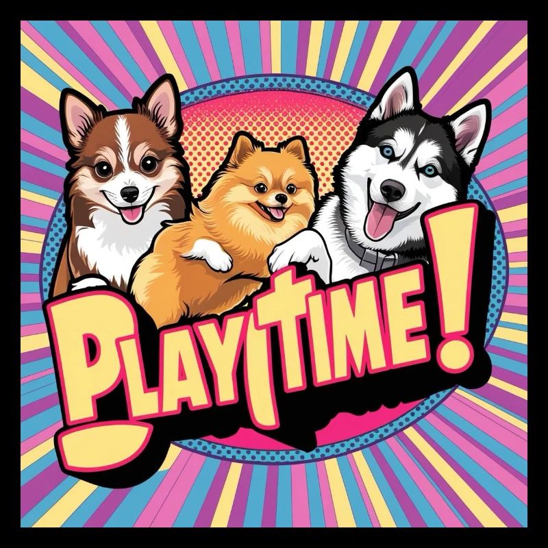 Comic Dogs - Playtime