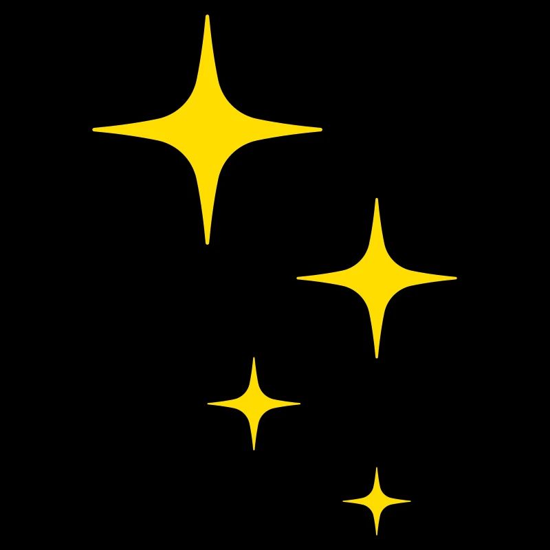 Sparkle glitter stars