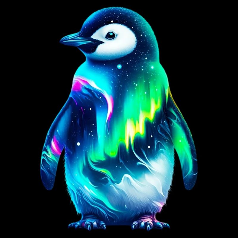 Aurora Borealis Pinguin
