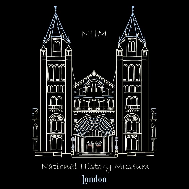 Londres, Musée d’histoire naturelle NHM, Dessin, Royaume-Uni