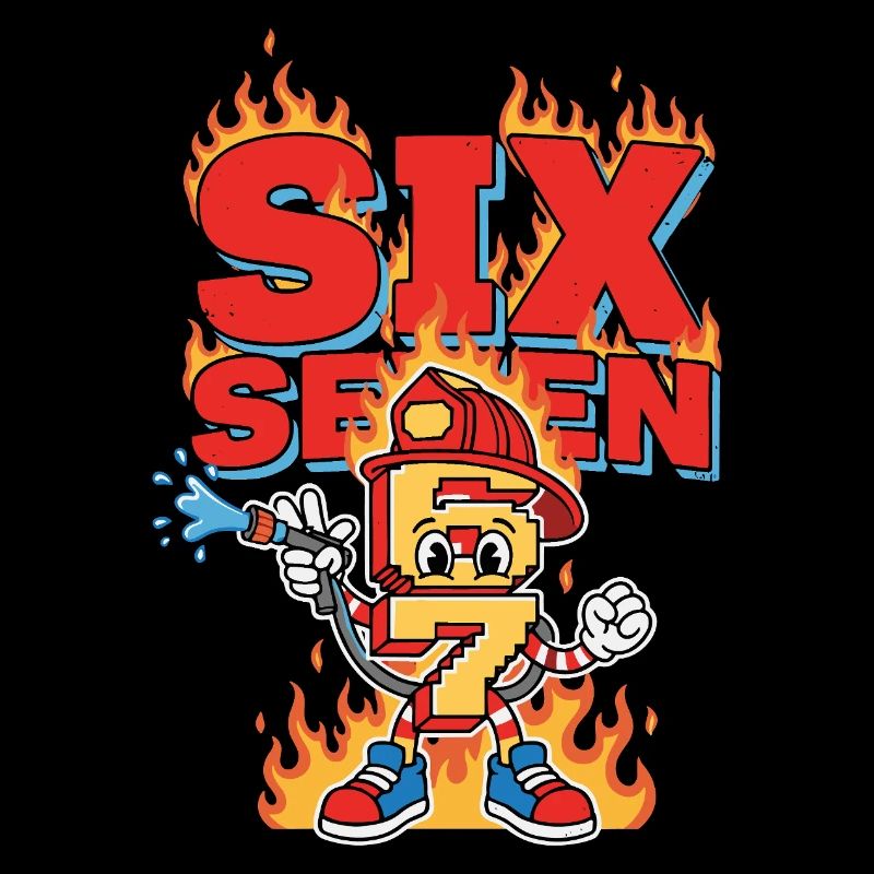 Meme 67 Firefighter Six Seven meme Gift