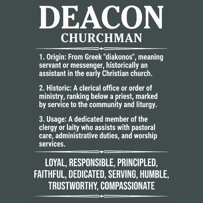 Church Religious Definition Deacon