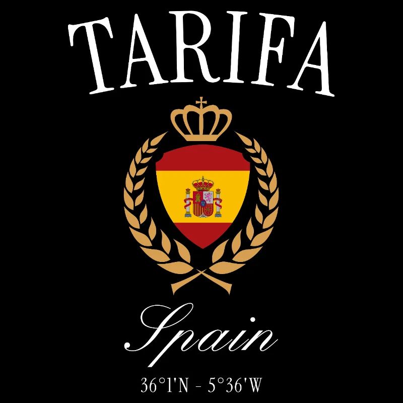 Tarifa Spanien Wappen Krone – Reise Souvenir