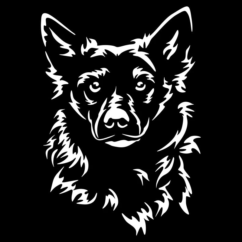 Croatian Shepherd Head "Black Edition"